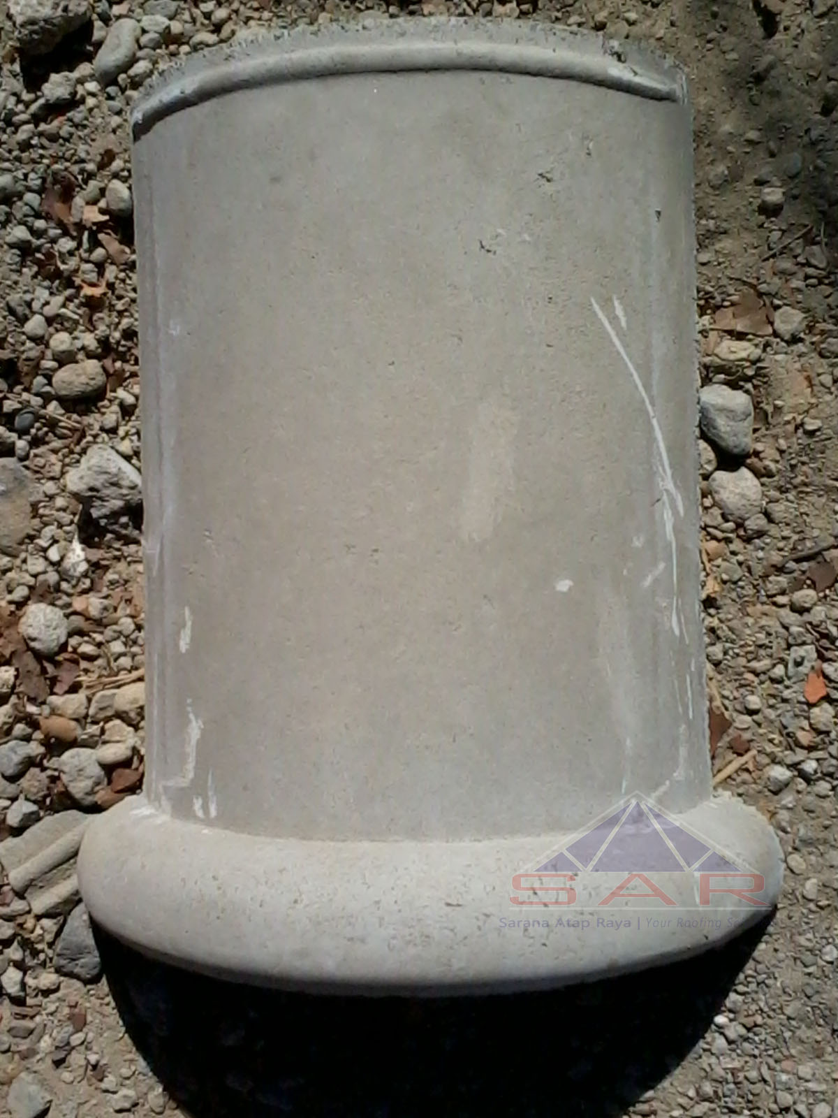 wuwung genteng beton bulat