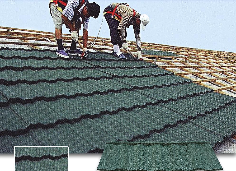 rumah dengan genteng multiroof