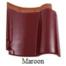 genteng keramik kanmuri maroon