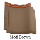 genteng keramik kanmuri medi Brown