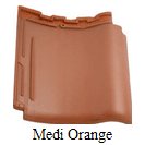 genten keramik kanmuri medi orange