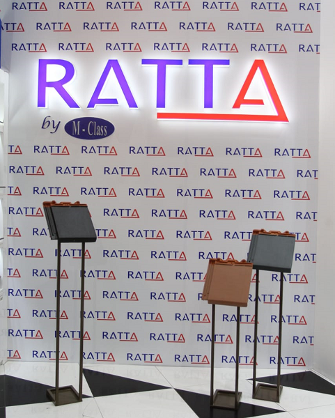 genteng ratta produk terbaru m-class, genteng flat m-class, genteng keramik flat m-class