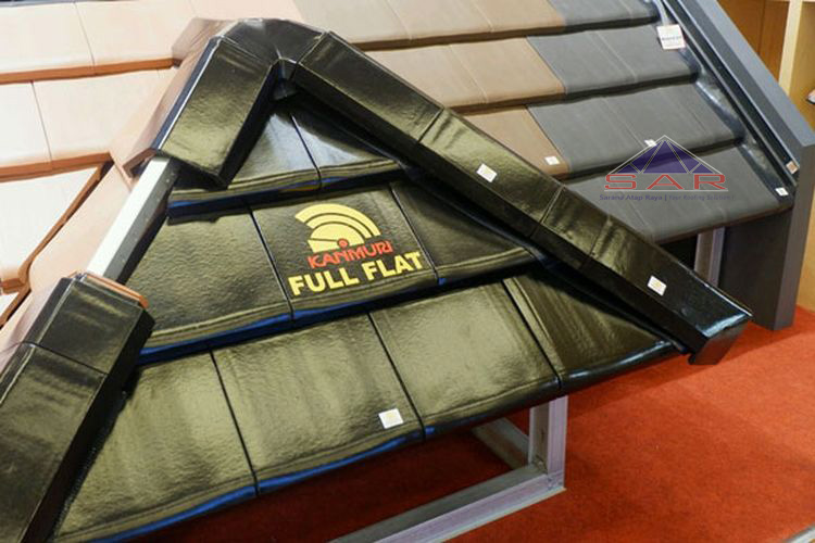 harga genteng kanmuri full flat 2019, harga genteng keramik kanmuri full flat 2019