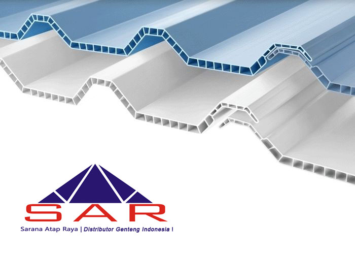 atap genteng UPVC merk alderon, distributor genteng upvc, harga genteng upvc, jual genteng upvc surabaya